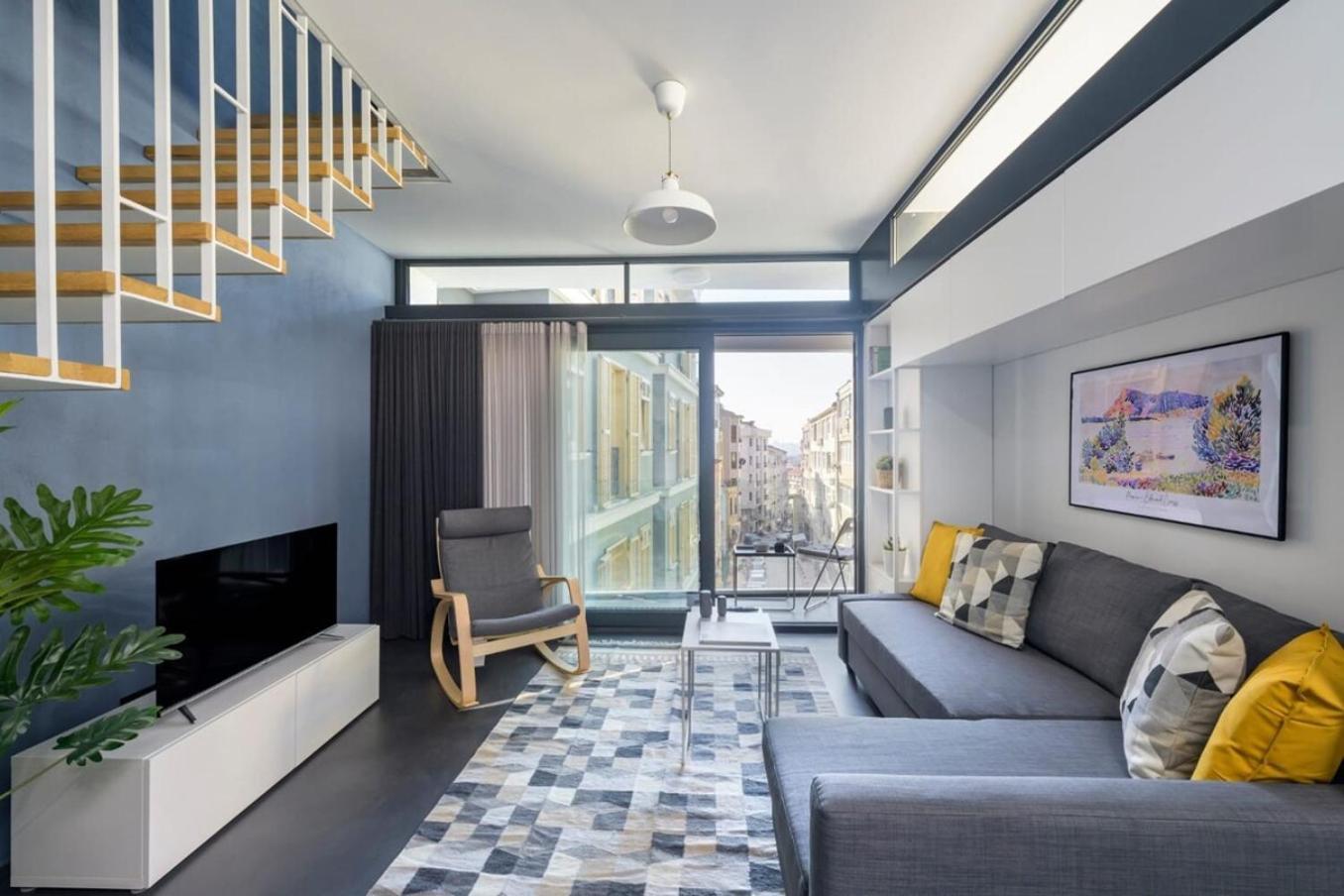 Отель Bright Modern Design New Duplex Loft Patio! #145 Стамбул Экстерьер фото