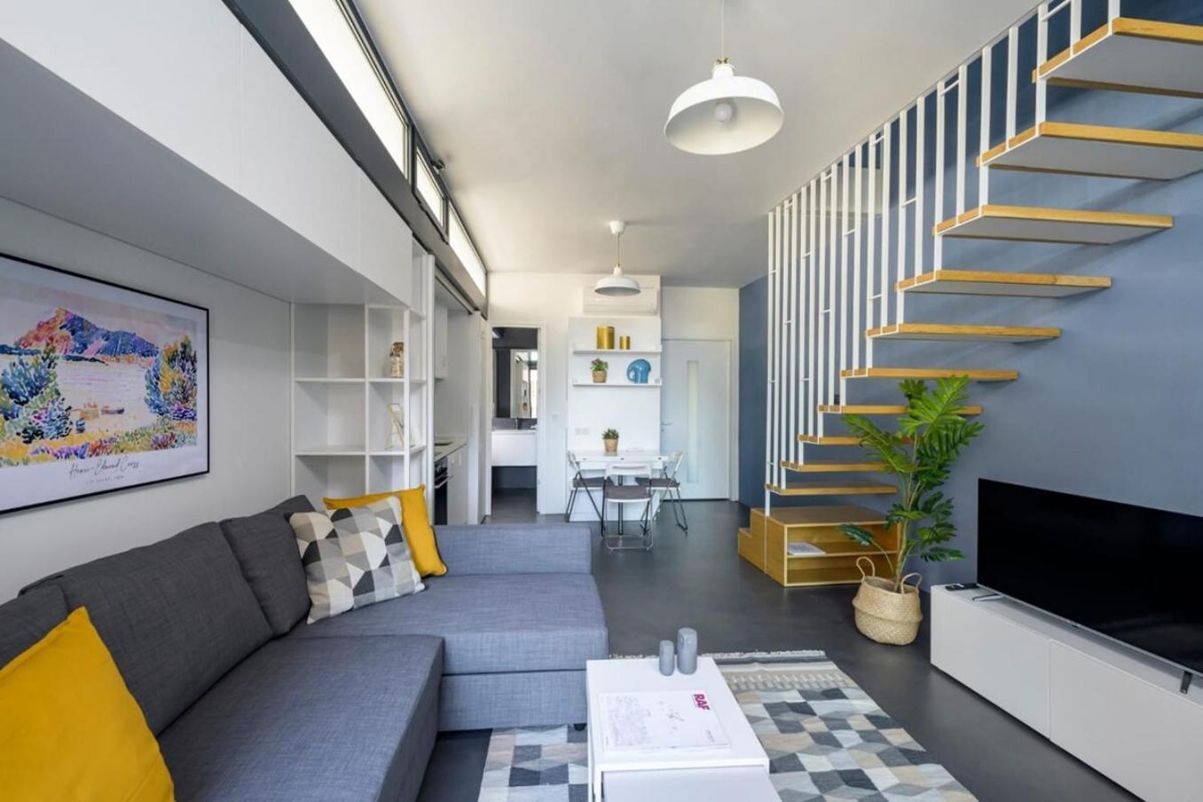 Отель Bright Modern Design New Duplex Loft Patio! #145 Стамбул Экстерьер фото